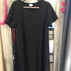 Large Textured Black Carly